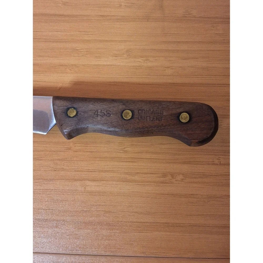 Vintage 80s Chicago Cutlery 45S Knife 10